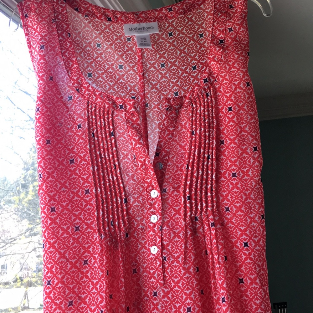 Motherhood maternity sleeveless blouse